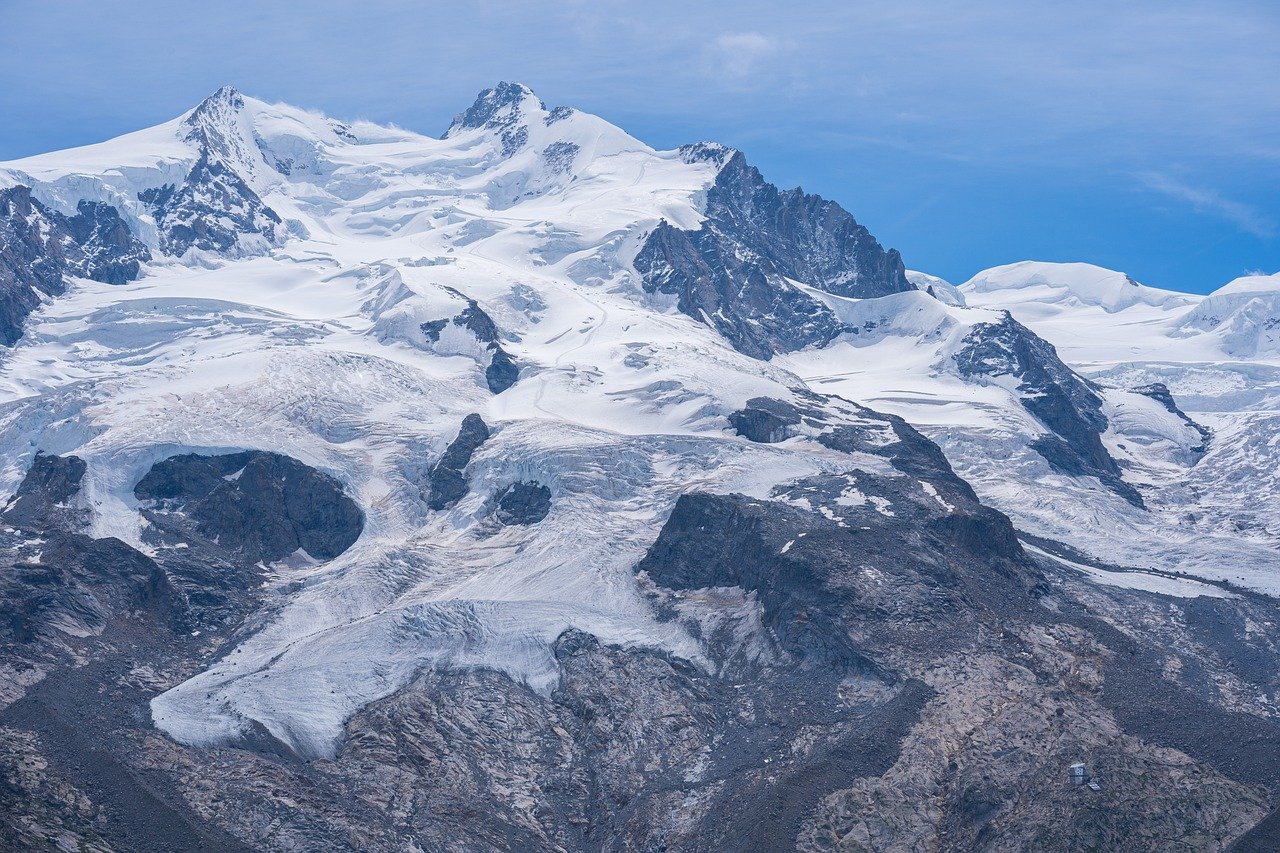 Monte Rosa Massif mit Dufourspitze